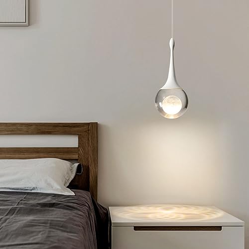 Lustres led base monolampe suspension créative en verre - 2