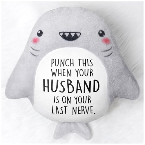 Leebbsin Wife Birthday Gifts- Cute Novelty Throw Pillow- Anniversary Birthday Gifts for Wife Friend Birthday Presents for Women Sister Bestie Gag Presents for Adults