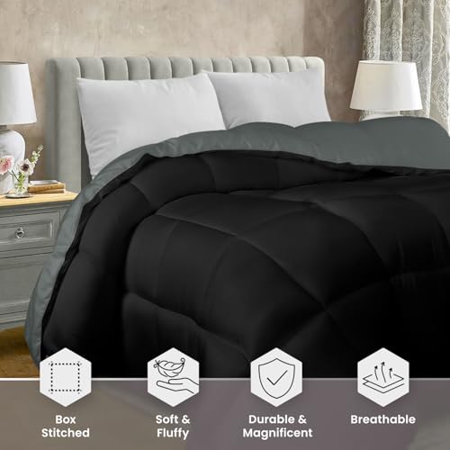 image for Utopia Bedding Comforter Duvet Insert, Quilted Comforter with Corner T