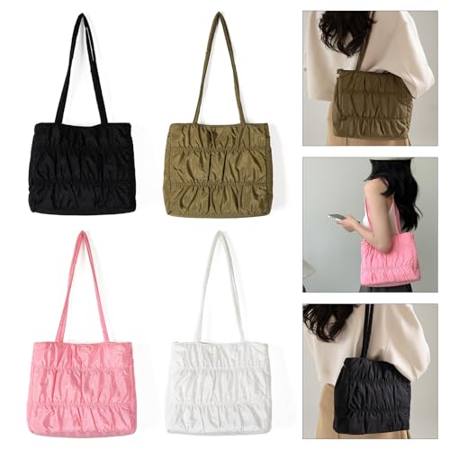 Large Capacity Underarm Bag For Women Pleated Shoulder Bag Stylish Armpit Commuting Shopping Women Shoulder Large Capacity Ar2