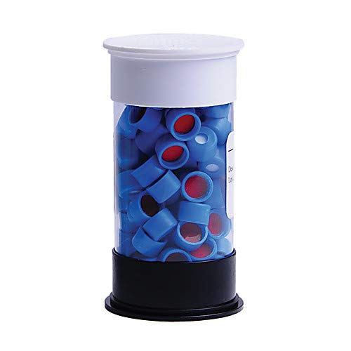 Kit with 350uL Clear Round Insert, Green Cap and Precut PTFE/Silicone Septa