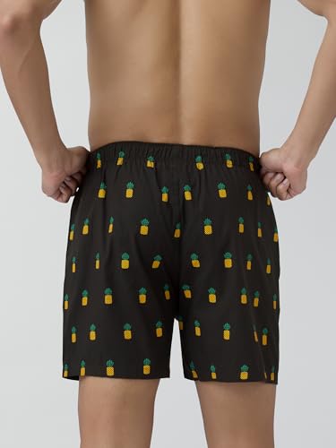 Image of XYXX Men's Remix Regular Fit Cotton Printed Boxer with Dual Pocket & No Marks Waistband (Pack of 2)