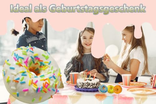 LATRAT 6 Stück Realistische Künstliche Donuts, Künstliche Kuchen Fake Donuts Modell, Simulation Gefälschte Donuts, Kuchenspielzeug, Fotografie Requisiten Heimdekoration