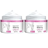 Skin Brightening Cream,Körperaufhellungscreme,Aufhellungscreme für Dunkle Haut,Bleaching Creme,Bleaching Körperaufhellungscreme,Unterarm Aufhellende Creme,Unterarm Whitening Cream,30G,2PC