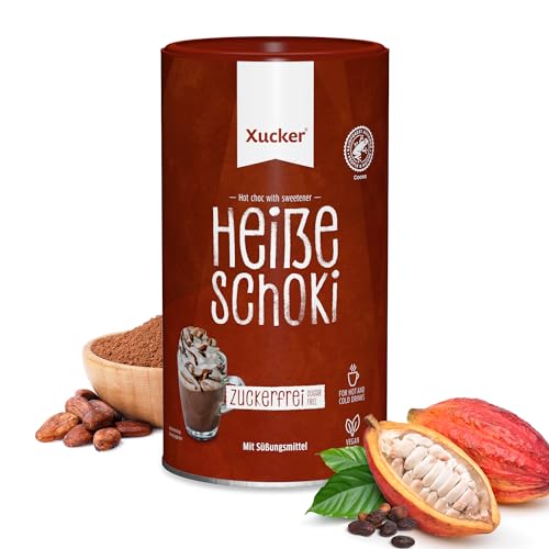 Xucker Heiße Schoki ohne Zucker - Leckerer Kakao mit Birkenzucker I Zuckerfreie...