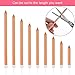 50 Pieces Birthday Cake Candles Thin Cake Cupcake Candles in Holders for Birthday Wedding Party Decorations Supplies(Rose Gold,Long)