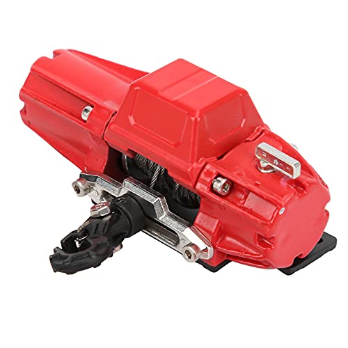 Cabrestante eléctrico para auto RC Semme con cable rojo miniatura 4