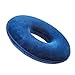 Almohada Ortopédica Anillo De Espuma De Memoria para El Alivio De Las Hemorroides Y Pilas, Coxis Dolor, Apto para Silla De Ruedas, Asientos del Coche, La Oficina,Navy Blue