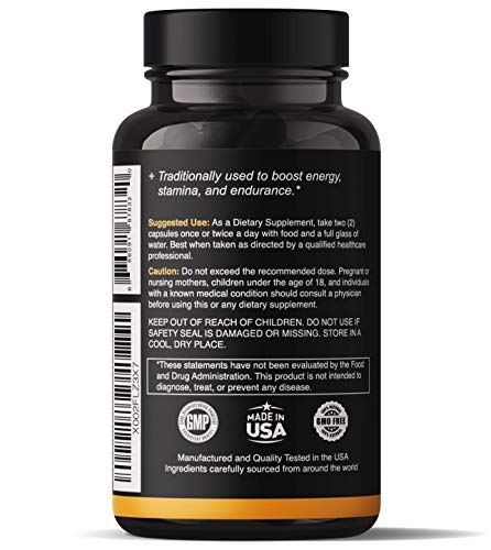 image for Natgrown Organic Maca Root Powder Capsules 1500 mg with Black + Red + 