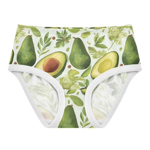 Wusikd Avocado Girls' Underwear Cotton Girls Briefs Soft Toddler Underwear 2T