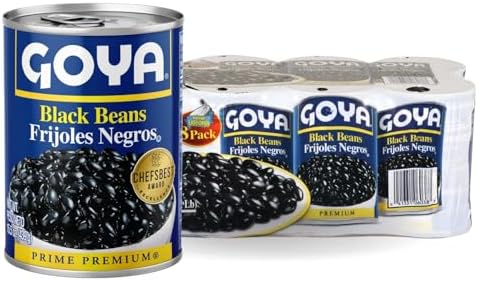 Goya Black Beans, 124 Ounce