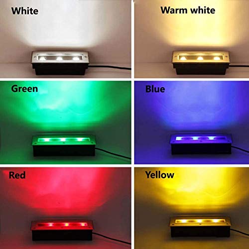 Spot LED encastrable extérieur rectangle pour sécuriser vos pas dans le jardin et la cour - 8