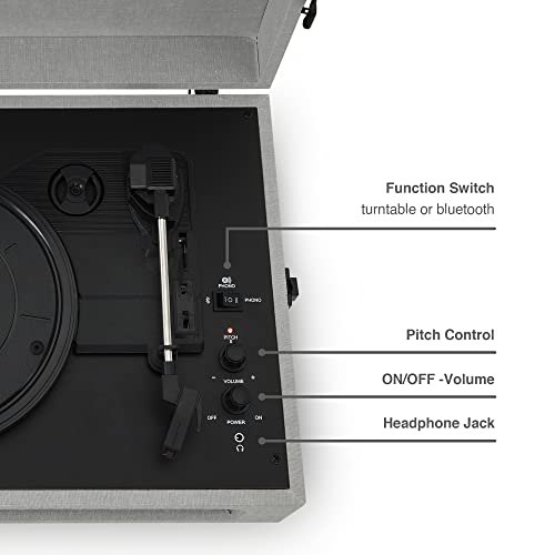 Crosley Voyager – Gris CR8017B-GY4 - Les Beatles, Paul McCartney, John Lennon, RIngo Starr, George Harrison Crosley Voyager - Gris CR8017B-GY4 – Image 7