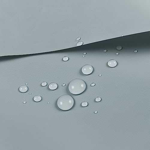 Image of Barossa Design Shower Curtain Liner - Premium PEVA Shower Liner for Bathroom, BPA & PVC Free, No Chemical Smell, Lightweight Standard Size Bath Curtain with 3 Magnets, Metal Grommets - Stone Blue