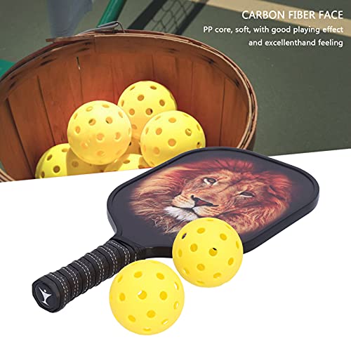 Wosune Conjunto de palmatórias Pickleball de fibra de carbono para todos os níveis de habilidade par