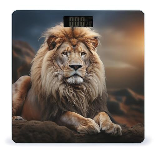Báscula Digital de Baño Creative Animals Lion 400lb miniatura 1
