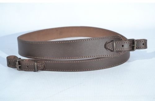 Correa de cuero para rifle con cartucho, soporte para municiones, correa giratoria (marrón) Cover