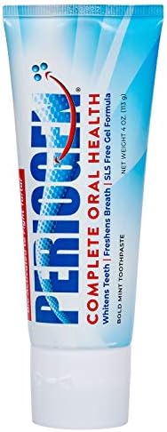 Periogen Tartar Control Toothpaste, SLS Free, Enamel Safe, Whitening Gel Formula