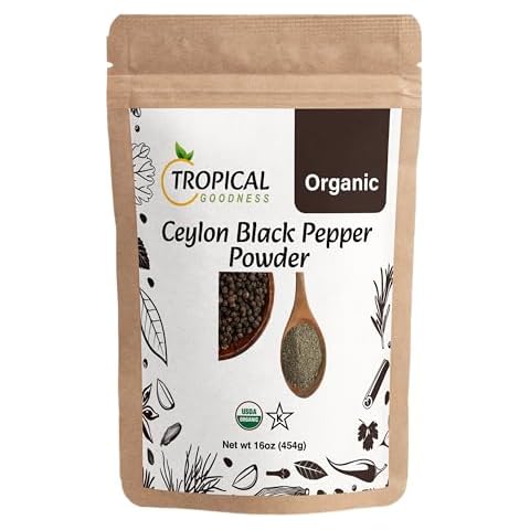 Tropical Goodness Organic Black Pepper 16oz Cover