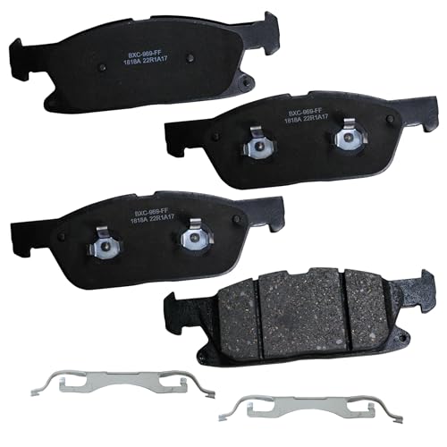 Image of Bendix Premium SBC1818A Ceramic Front Brake Pads for Ford Fusion 2019-2017, Lincoln Continental 2017, Continental 2020-2019, MKZ 2020-2017