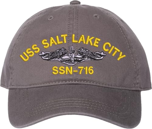 Gorra USS Salt Lake City SSN-716 con Delfines miniatura 1