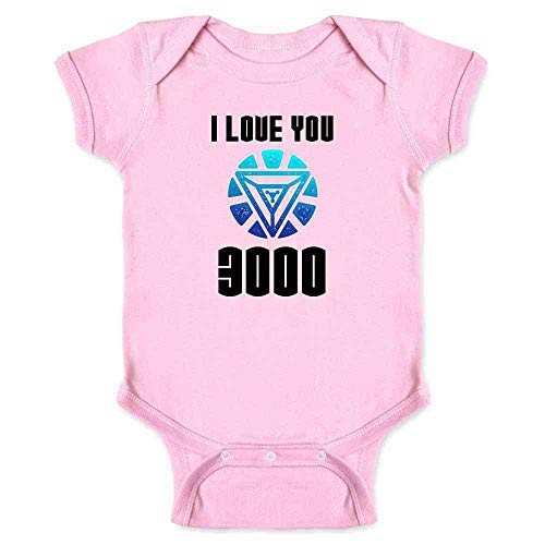 Image of Pop Threads I Love You 3000 Gift For Dad Superhero Infant Baby Boy Girl Bodysuit