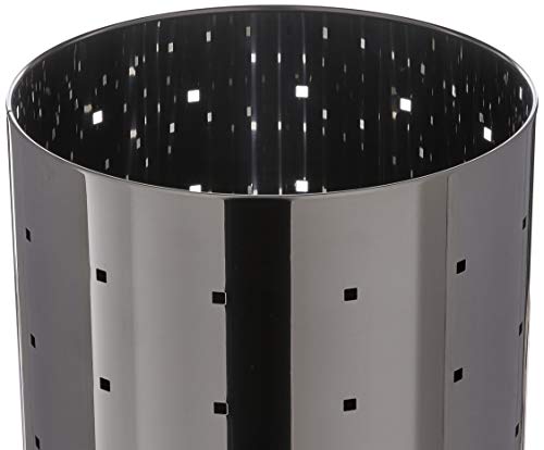 Cesto P/roupas C/rodizios/fundo Plastico Brinox Decorline Lixeiras Aço Inox