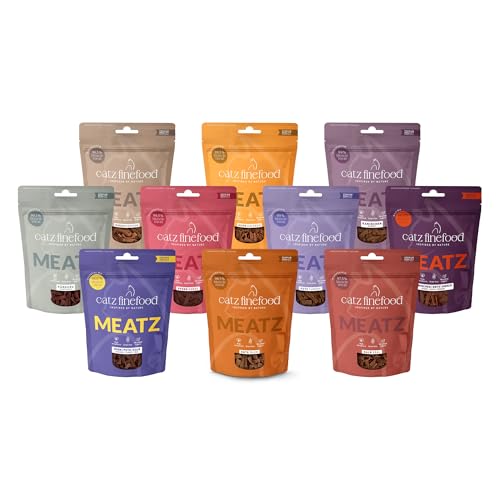 catz finefood Meatz Friandises pour Chat avec Bandes de Viande
