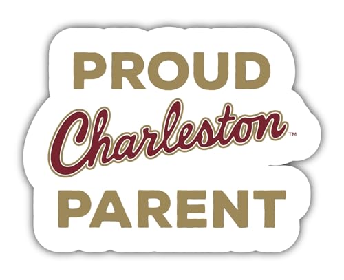 Cougars of Charleston 4-Inch Laser Cut Proud Parent Decal Sticker Officially Licensed Collegiate Product Single