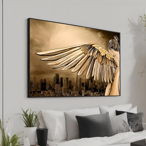 Toile imprimée paysage urbain art moderne 60x80 cm