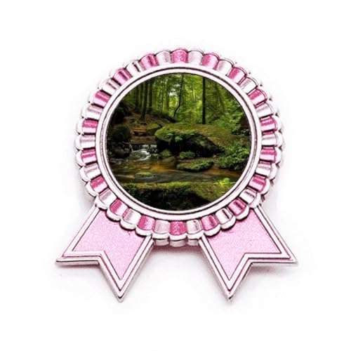 Broche Winner Award cadeau en métal vert ruisseau taille M