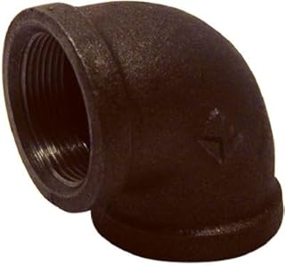 B-L9010 1 in. Black 90 Degree Equal Elbow