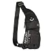 Kawei Knight Nylon Sling Bag Messenger Backpack Fanny Pack Black
