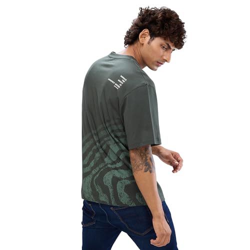 Image of Spykar Men's Comfort Fit Round Neck Half Sleeve Solid Casual T-Shirt