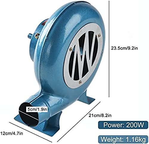 KRASS Engrenagem de ferro para soprador de forja de ferro, manivela - Ventilador manual do ventilado