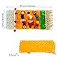Fidget Blanket für Erwachsene mit Demenz Sensorisches Spielzeug für Alzheimer-Patienten Angstlinderung Autistische Demenz Sensorisches Armkissen Fidget Handgelenkmanschette (Orange)