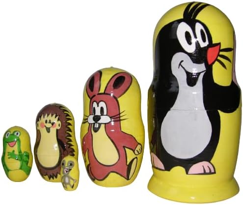 The Mole (Krtek) nesting doll