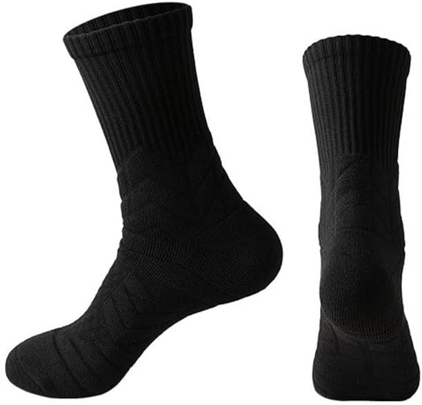 Men's Towel Bottom Sports Socks, Basketball, Thickened High Top