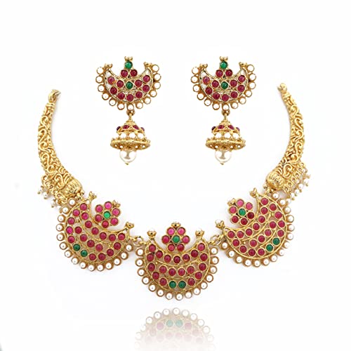 Buy DC Gold Plated Fashion Jewellery Necklace Set with Earring for