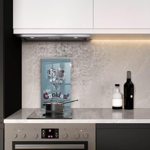 Plaque de protection induction 30x52cm accessoire de cuisine résistant multifonctionnel