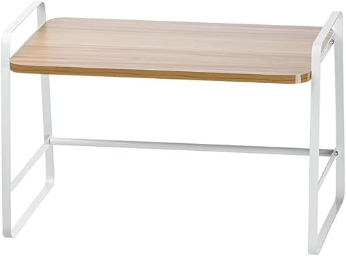 Miniatura 1 de Poeland Estante para horno de microondas, estante de cocina arrocera, estantes organizadores de mostrador para cocina, escritorio, oficina,