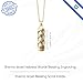 SHEMA ISRAEL 14K Gold Plated Made in Israel Mezuzah Pendent With Scroll Klaff Hashem Star Of David Necklace Jewelry Jewish Israel Blessing