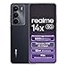realme 14x 5G Smartphone 6+128GB, Nero Carbonio, Schermo 6.67 pollici, Refresco a 120Hz, Batteria 5000mAh, Fotocamera AI da 50MP, MediaTek Dimensity 6300, Protezione ArmorShell, IP64