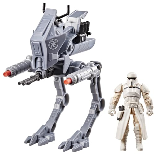 Star Wars ActionVerse, Figurine Pilote d'AT-RT Imperial Remnant et AT-RT, The Mandalorian & Grogu, pour Filles et garçons, dès 4 Ans