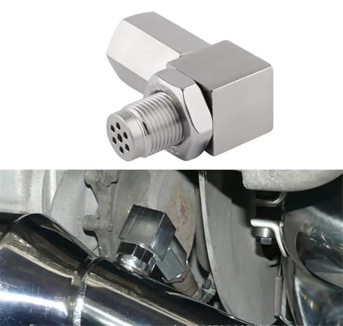 Adaptateur Lambda O2 à 90 degrés avec fixation CEL pour échappement - 2