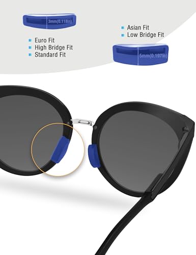 Image of Bowyer 1 Pair Replacement NosePads Compatible with Oakley Frogskins Range /Frogskins Range XL /Top Knot /HSTN /Wildrye /Sielo