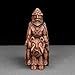 Dryad Design Freyr Figurine Norse God of Fertility and Prosperity Statue - Viking Pagan Home Altar Decor (Wood Finish)