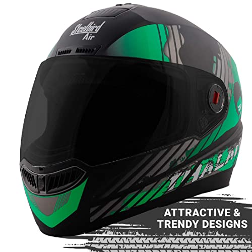Image of Steelbird SBA-1 Thalaiva Full Face ISI Certified Helmet