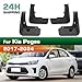 4PCS Car Mud Flaps Splash Guards Mudguards Car Mud Flaps Compatible with Kia Pegas 2017 2018 2019 2020 2021 2022 2023 2024
