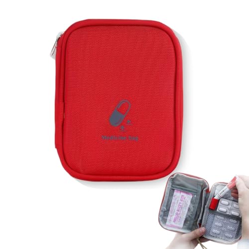 COYUN 1 Piezas Botiquín de Primeros Auxilios, Bolsa de Medicina de Viaje, Mini Kit de Supervivencia Bolsa Médico, Bolsa Botiquin para Emergencias al Aire Libre Kit, Mini Bolsa de Medicina de Mano